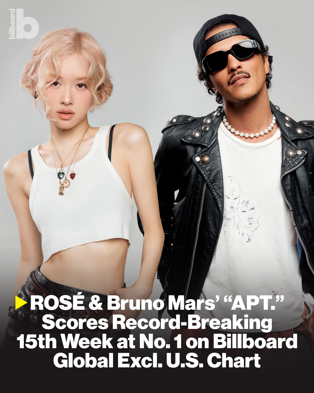 Kolaborasi @roses_are_rosie dan @brunomars Catat Rekor di Billboard