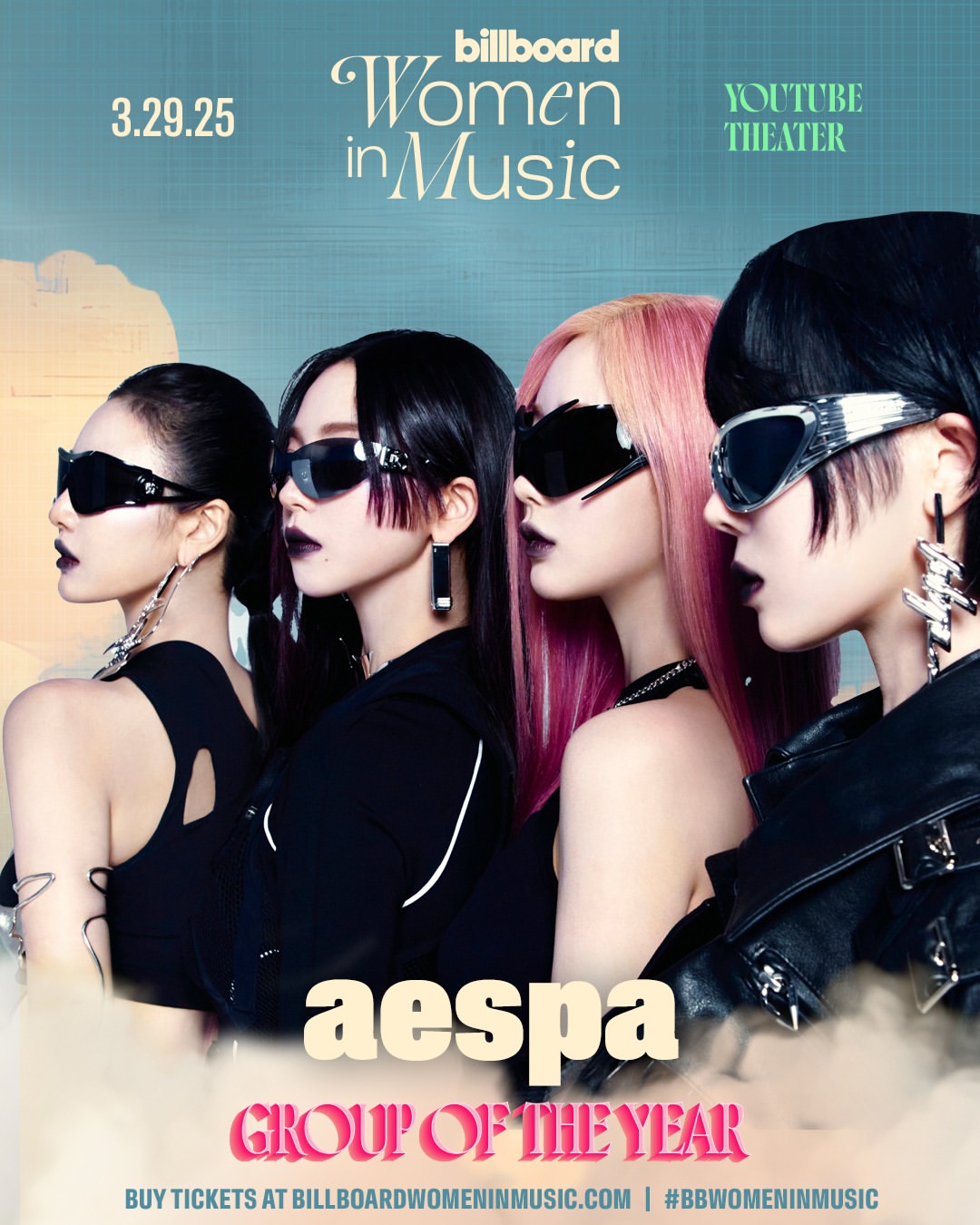 Aespa Dapatkan Penghargaan Grup Terbaik di Billboard's Women in Music 2025