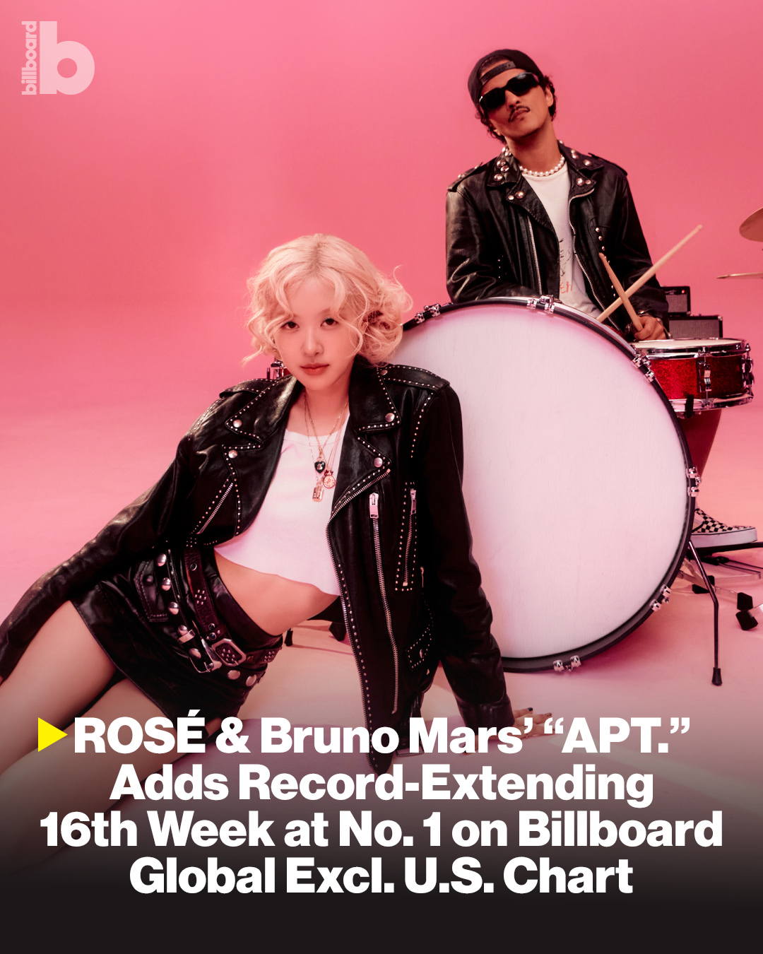 ROSÉ dan Bruno Mars Pertahankan Puncak di Billboard Selama 16 Minggu