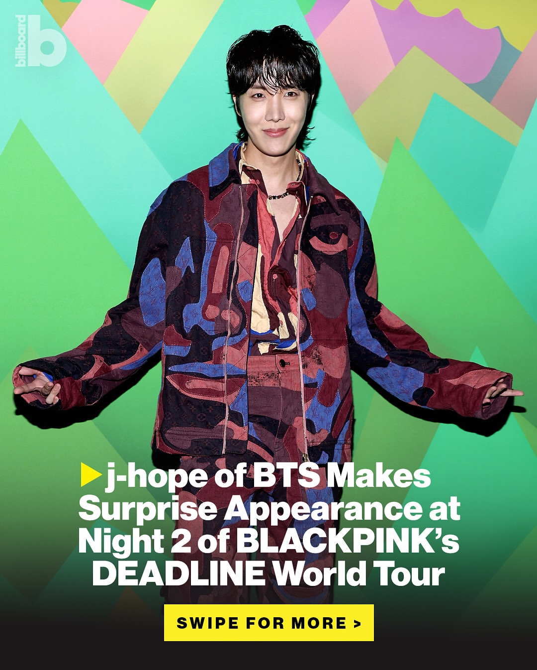 j-hope BTS Dukung BLACKPINK di Konser World Tour