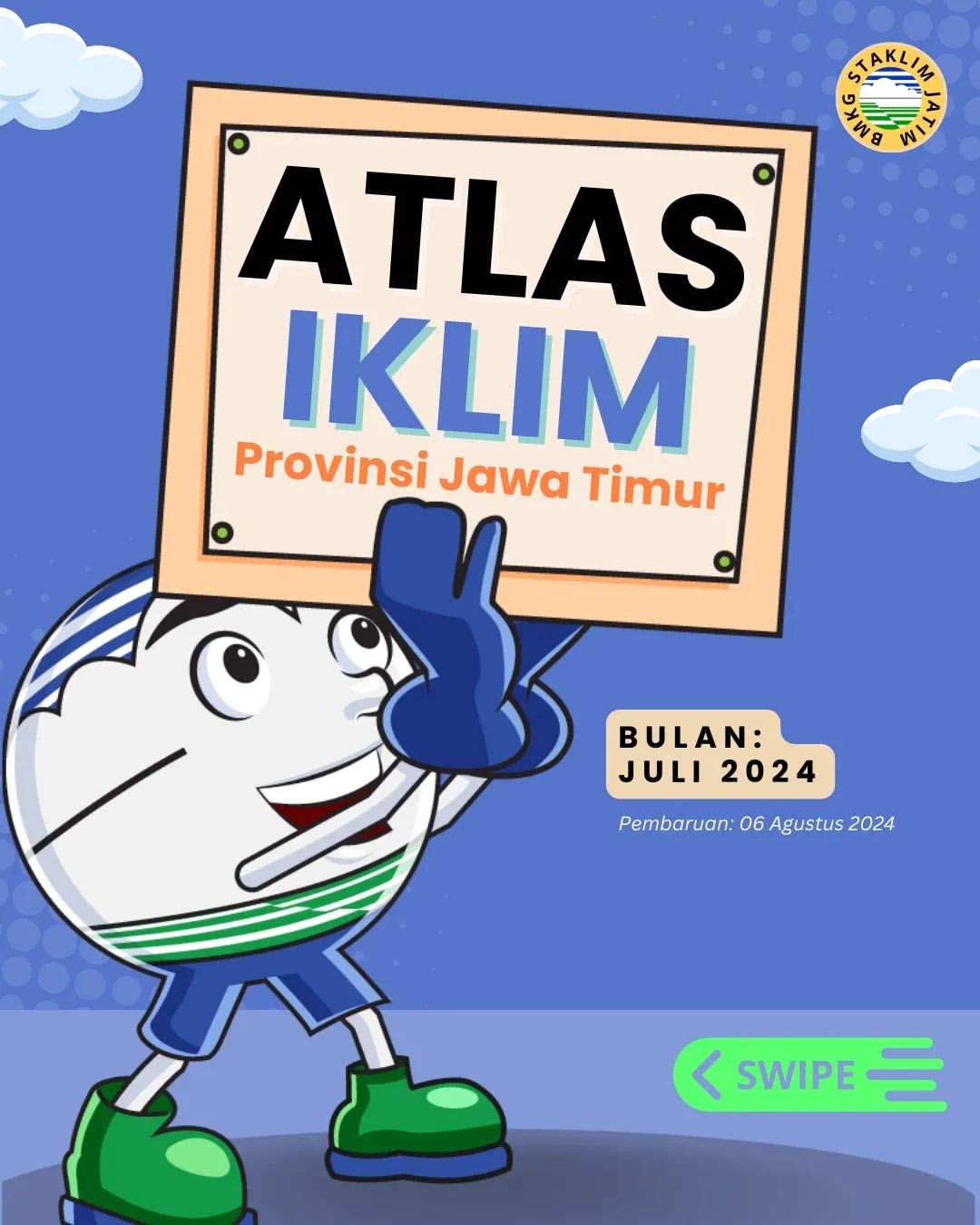 Update Iklim Ekstrem di Jawa Timur Bulan Juli 2024