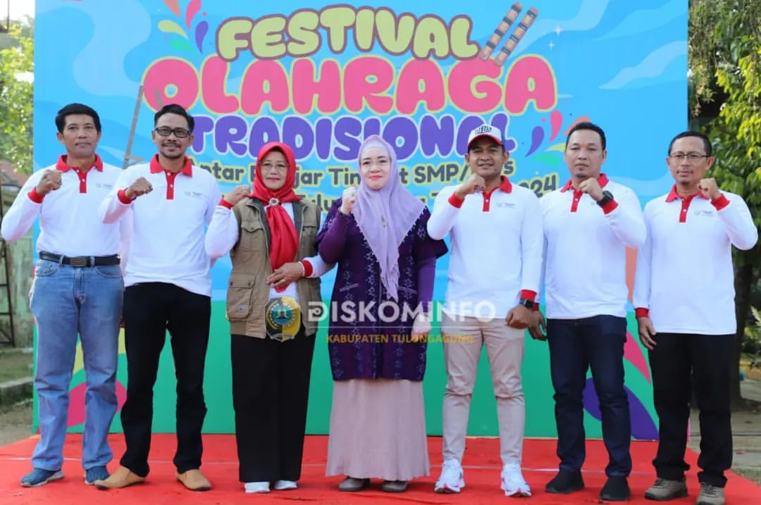 Festival Olahraga Tradisional Antar Pelajar di Tulungagung