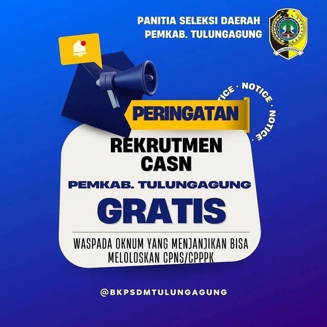Waspada Penipuan Menjelang Seleksi CPNS di Tulungagung