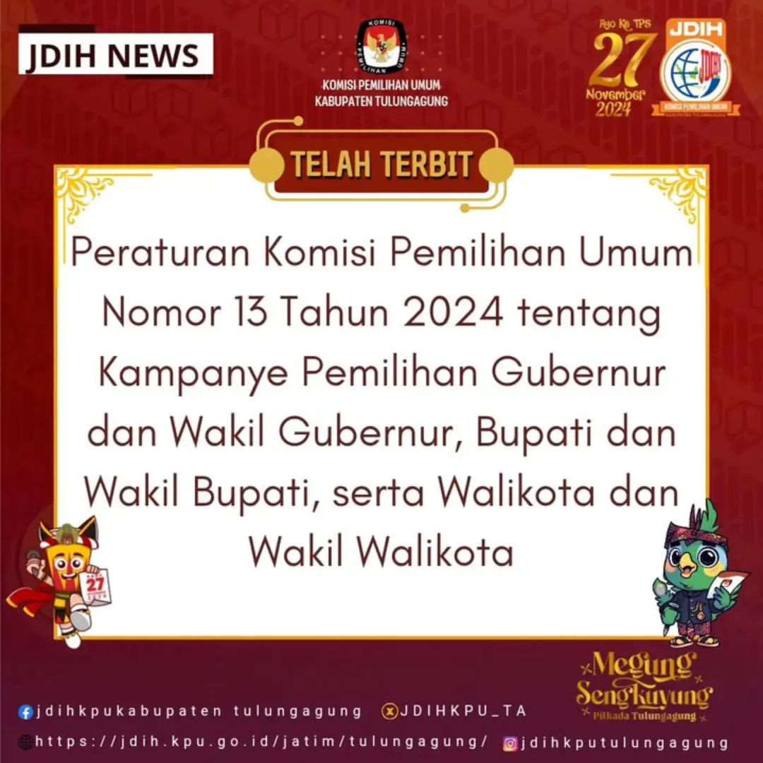 Penting! Komisi Pemilihan Umum Terbitkan Peraturan Baru tentang Kampanye