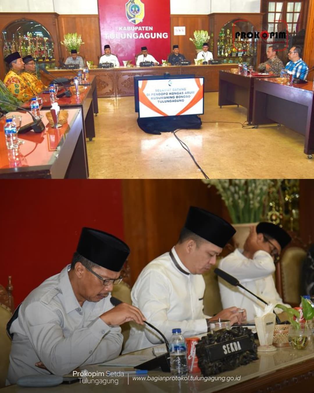 Audiensi Pengurus MUI dan Ormas Islam dengan Pj Bupati Tulungagung