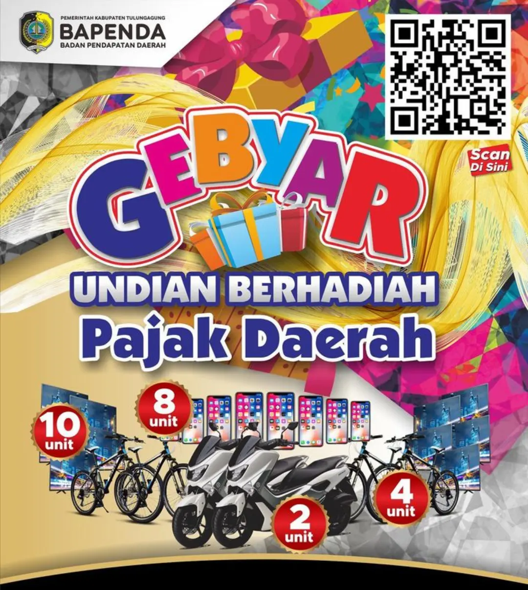 Undian Gebyar Berhadiah Pajak Daerah Segera Dilaksanakan