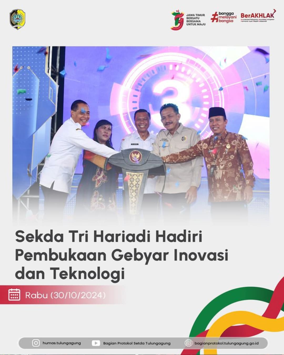 Gebyar Inovasi dan Teknologi Diresmikan di Tulungagung