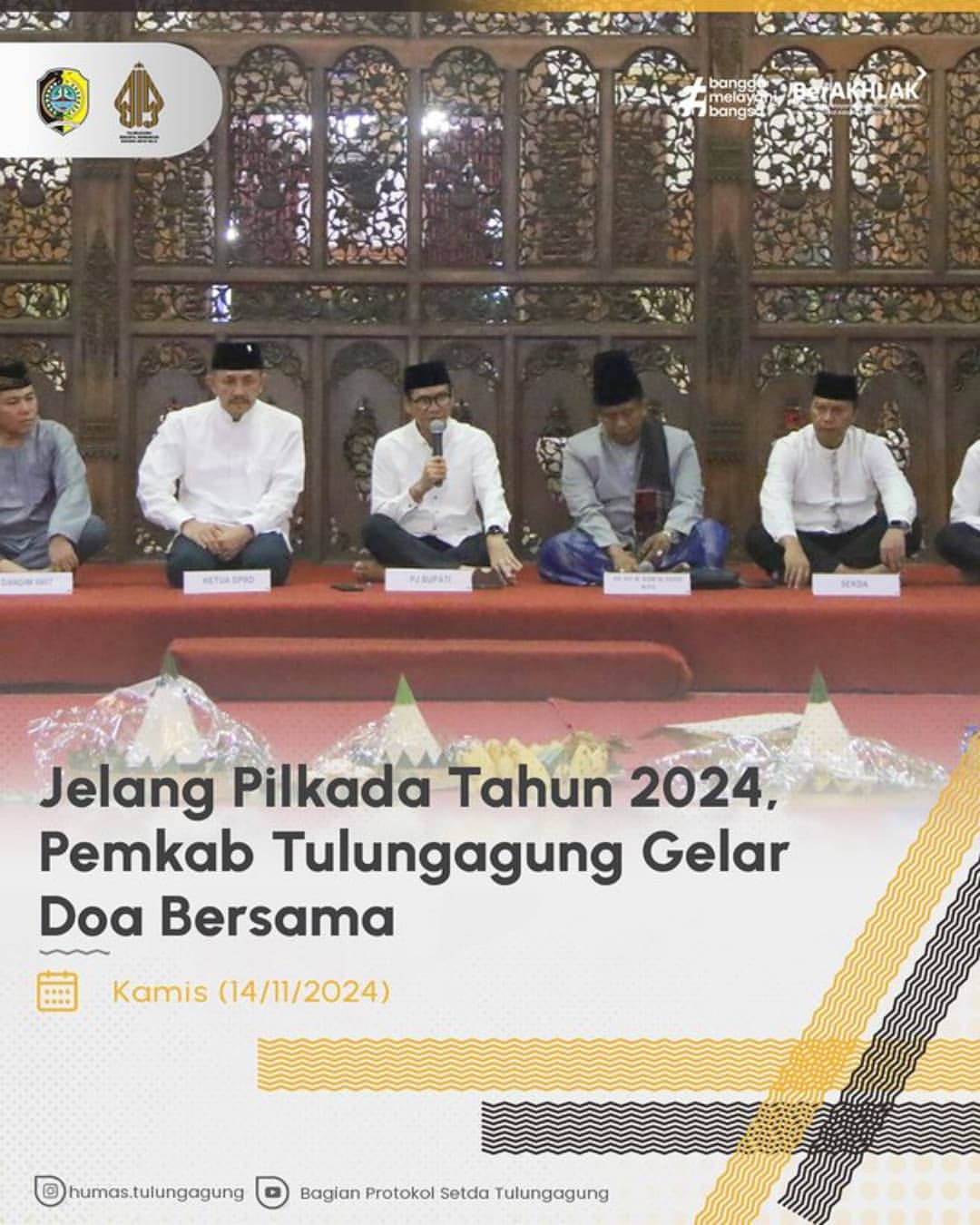 Doa Bersama untuk Keberhasilan Pilkada 2024 di Tulungagung
