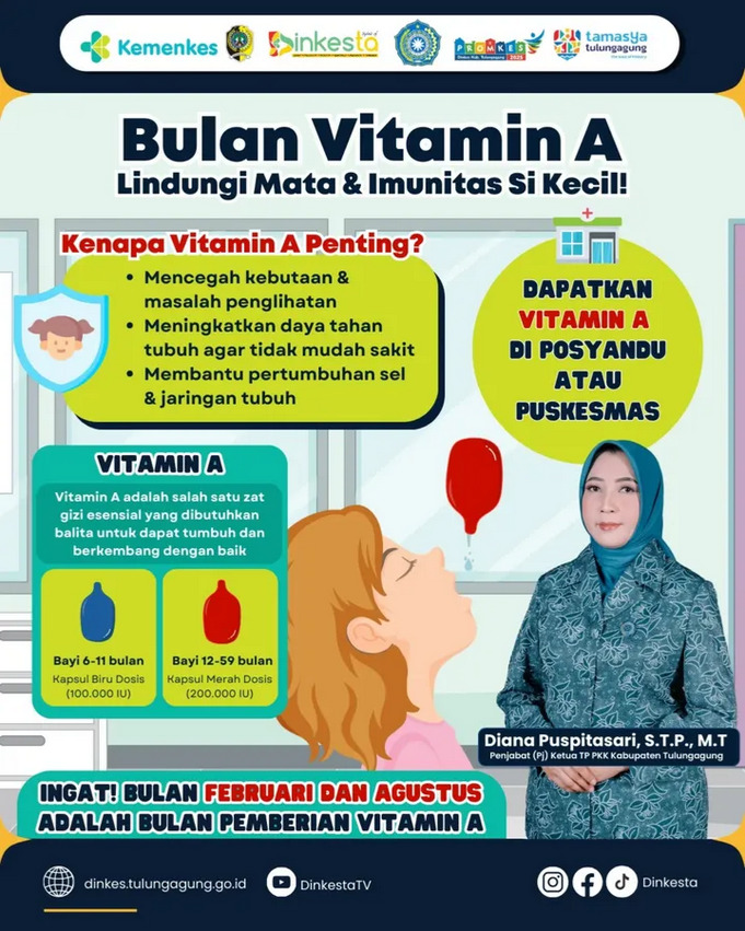 Bulan Vitamin A: Pentingnya Suplementasi untuk Anak-anak