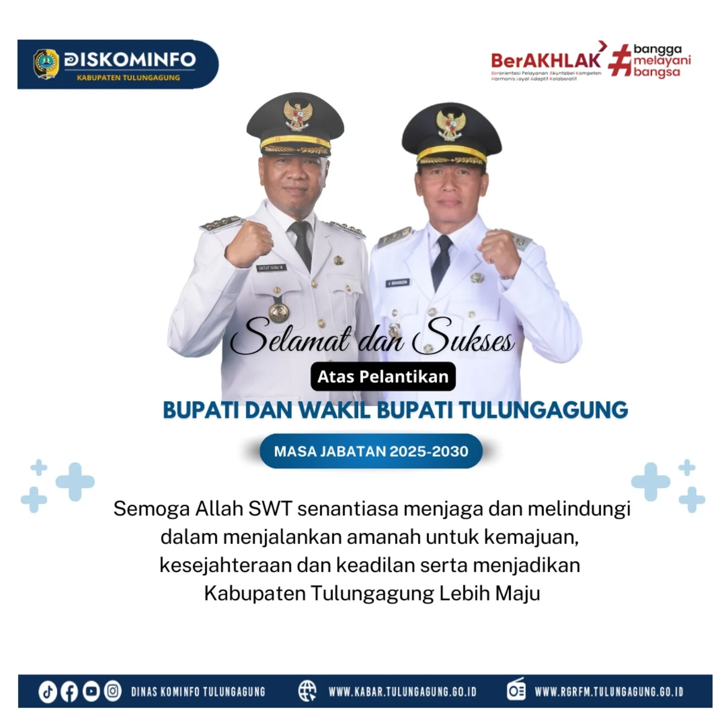 Pelantikan Bupati dan Wakil Bupati Tulungagung untuk Masa Jabatan 2025-2030