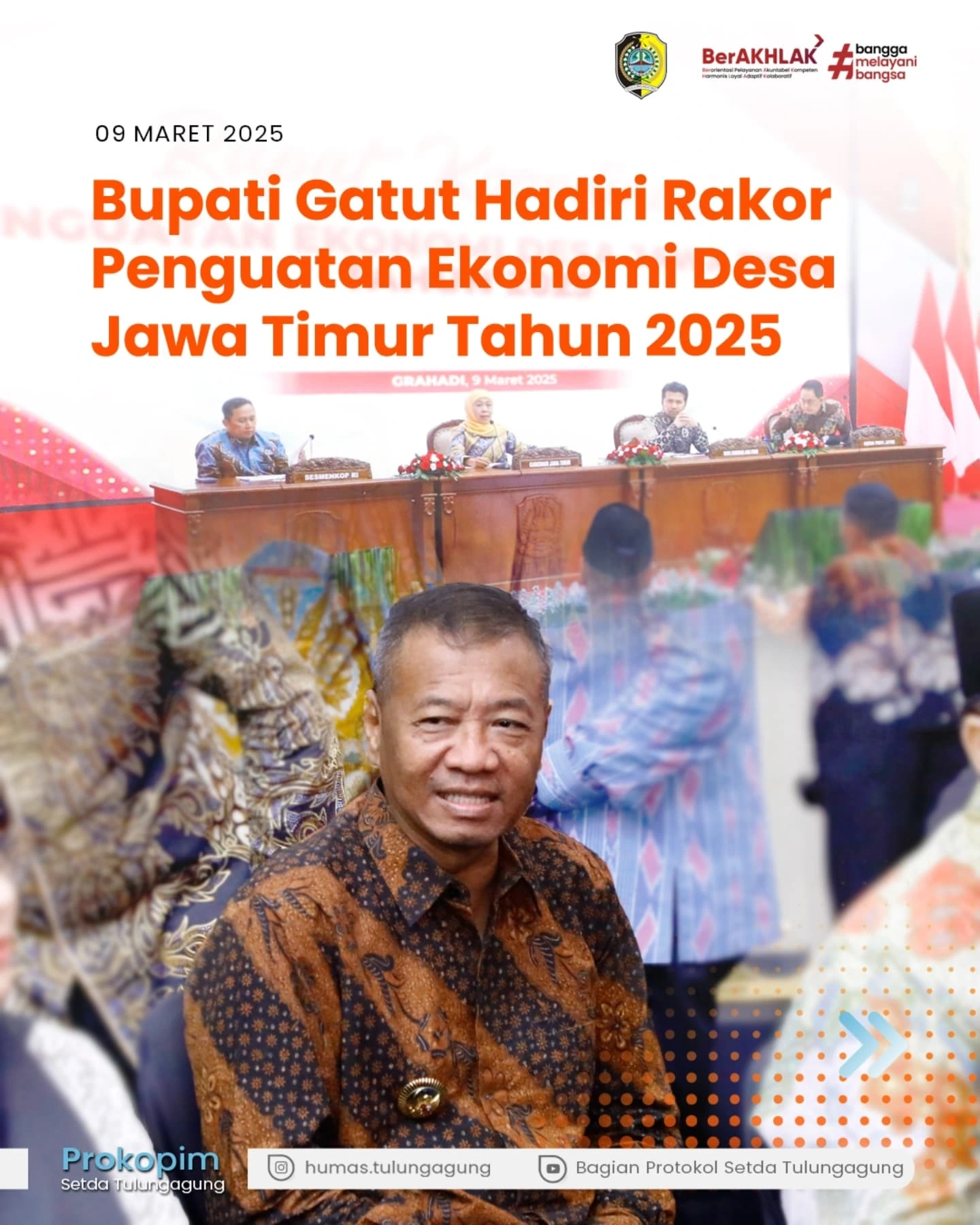 Rapat Koordinasi Penguatan Ekonomi Desa di Jawa Timur