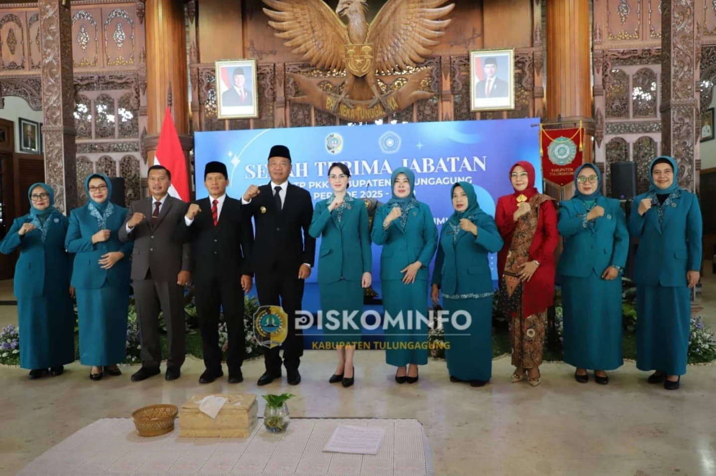 Serah Terima Jabatan Ketua TP PKK Kabupaten Tulungagung 2025-2030
