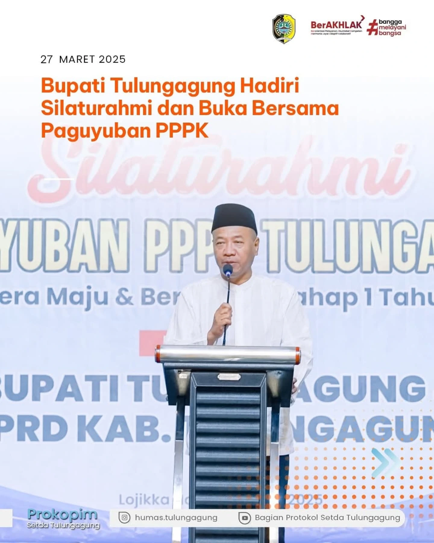 Bupati Tulungagung Hadiri Silaturahmi dan Buka Bersama Paguyuban PPPK