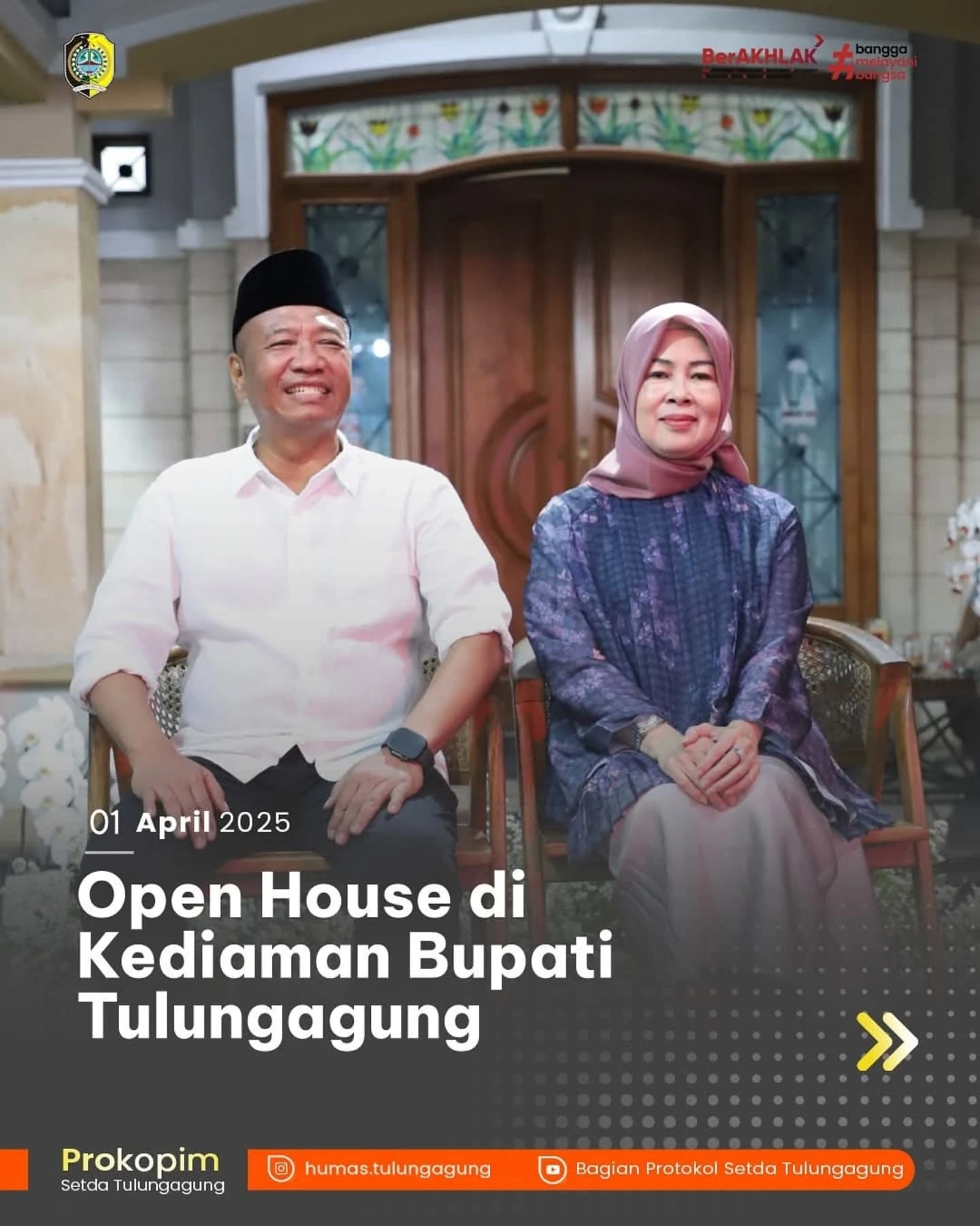 Open House Bupati Tulungagung Meriah Sambut Idul Fitri