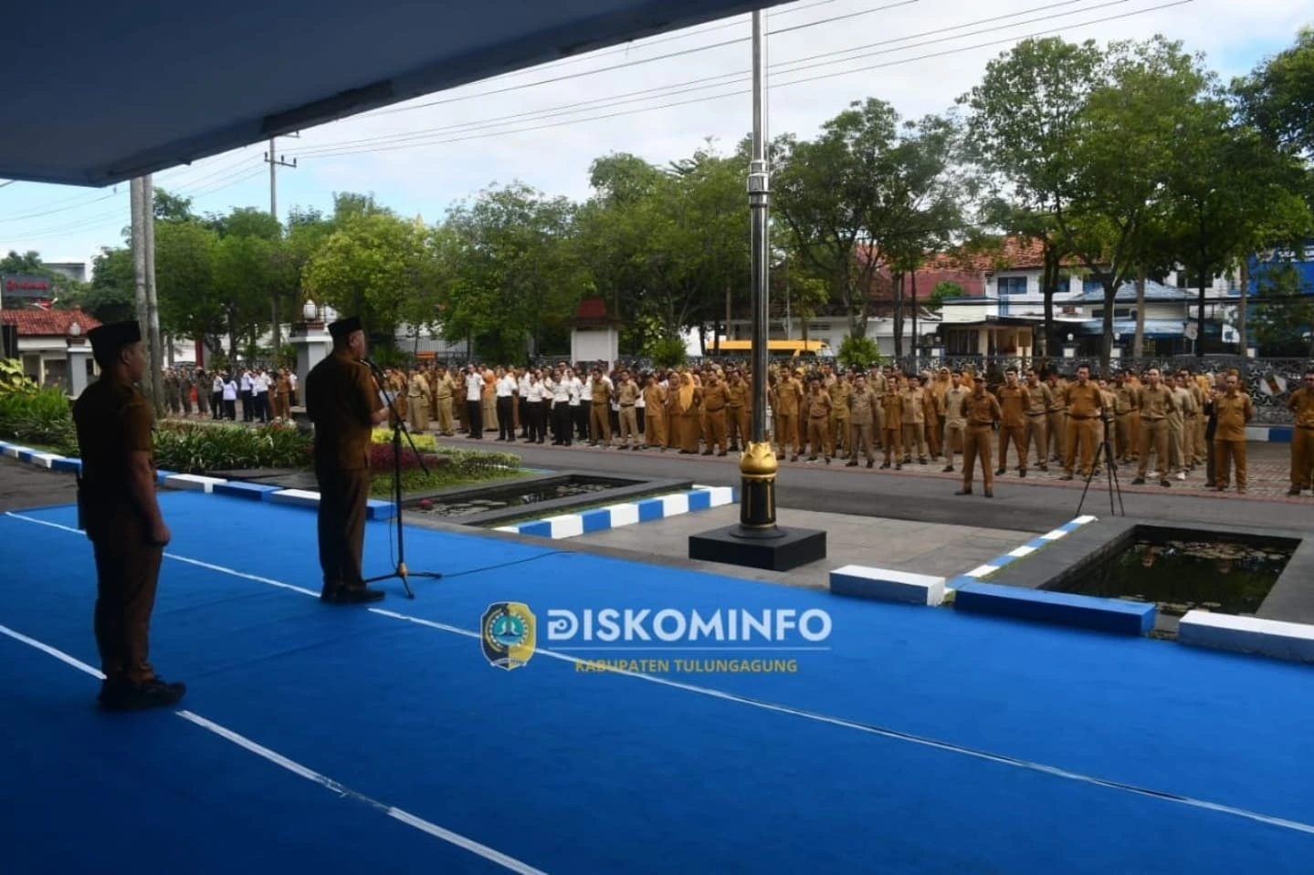 Bupati Tulungagung Pimpin Apel Perdana Usai Libur Idulfitri