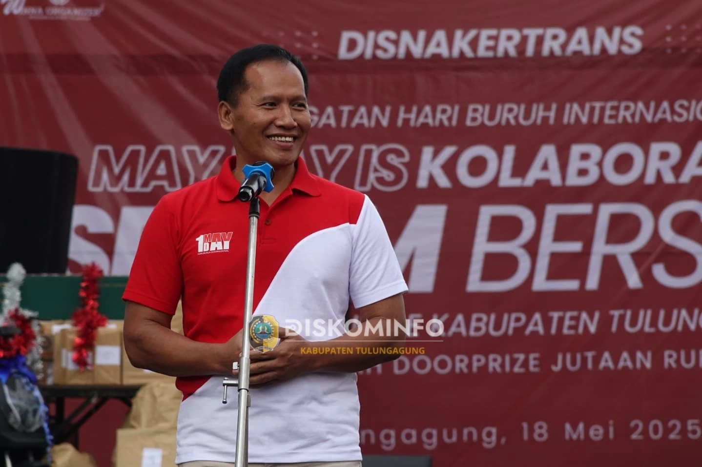 SENAM BERSAMA MERAYAKAN HARI BURUH INTERNASIONAL DI TULUNGAGUNG