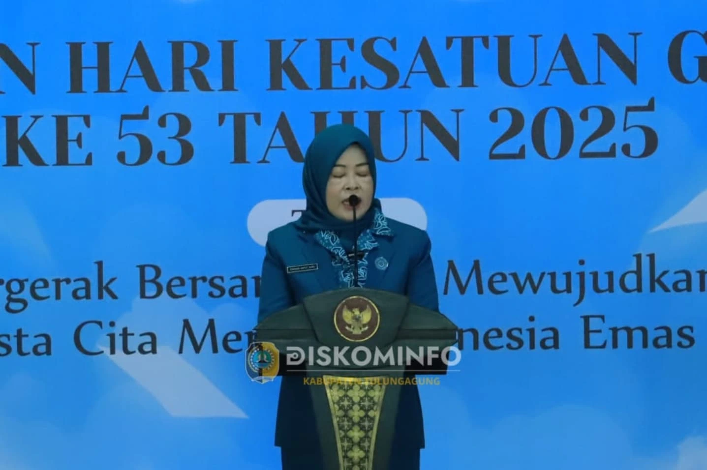 Puncak Peringatan HKG PKK ke-53 di Tulungagung Berhasil Meriah