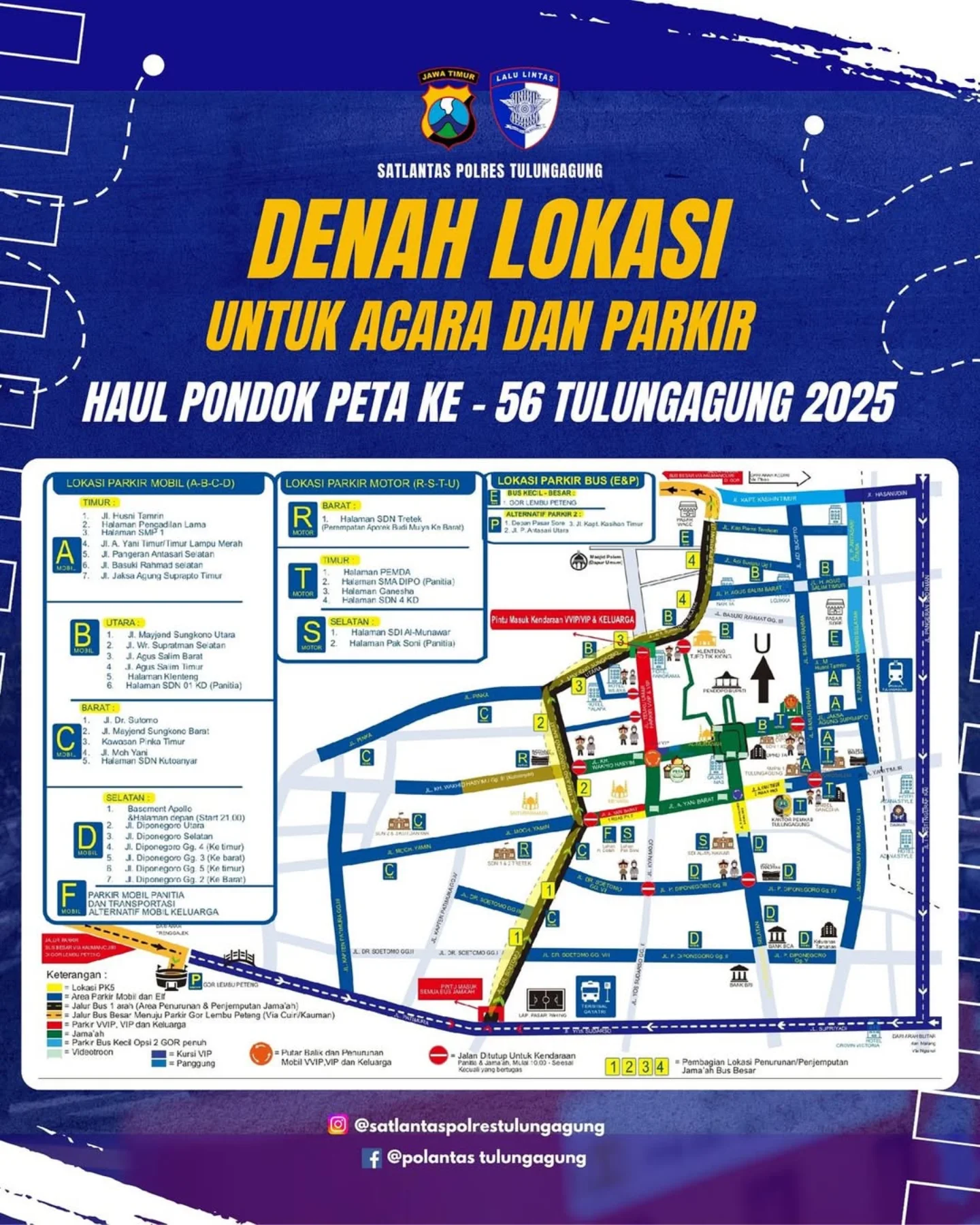 Rekayasa Lalu Lintas pada Haul Pondok PETA ke-56