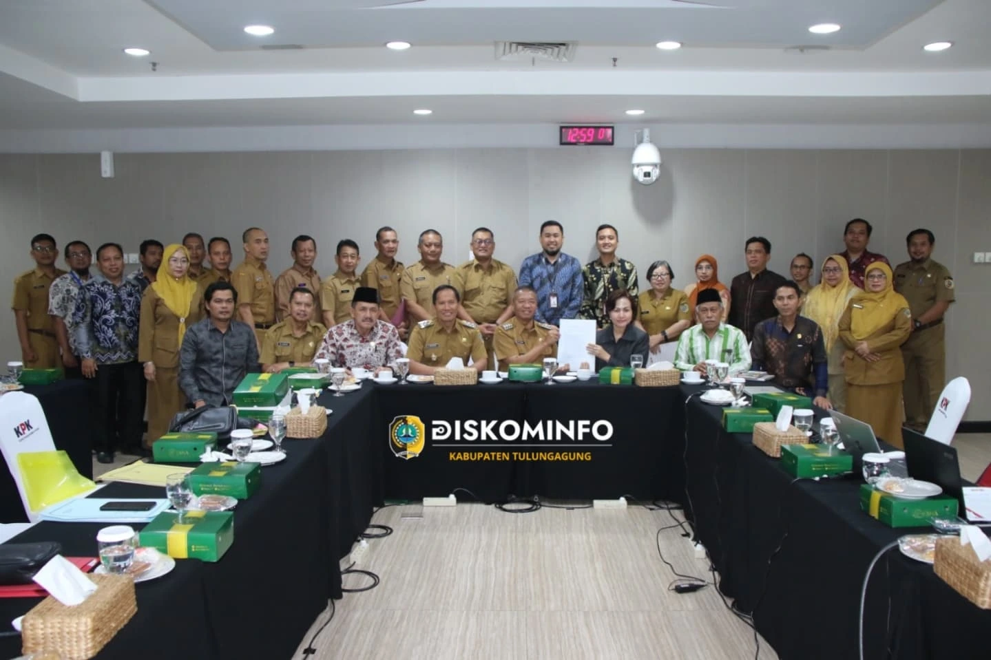 Pemkab Tulungagung Hadiri Rakor KPK RI untuk Evaluasi Pemerintahan Daerah
