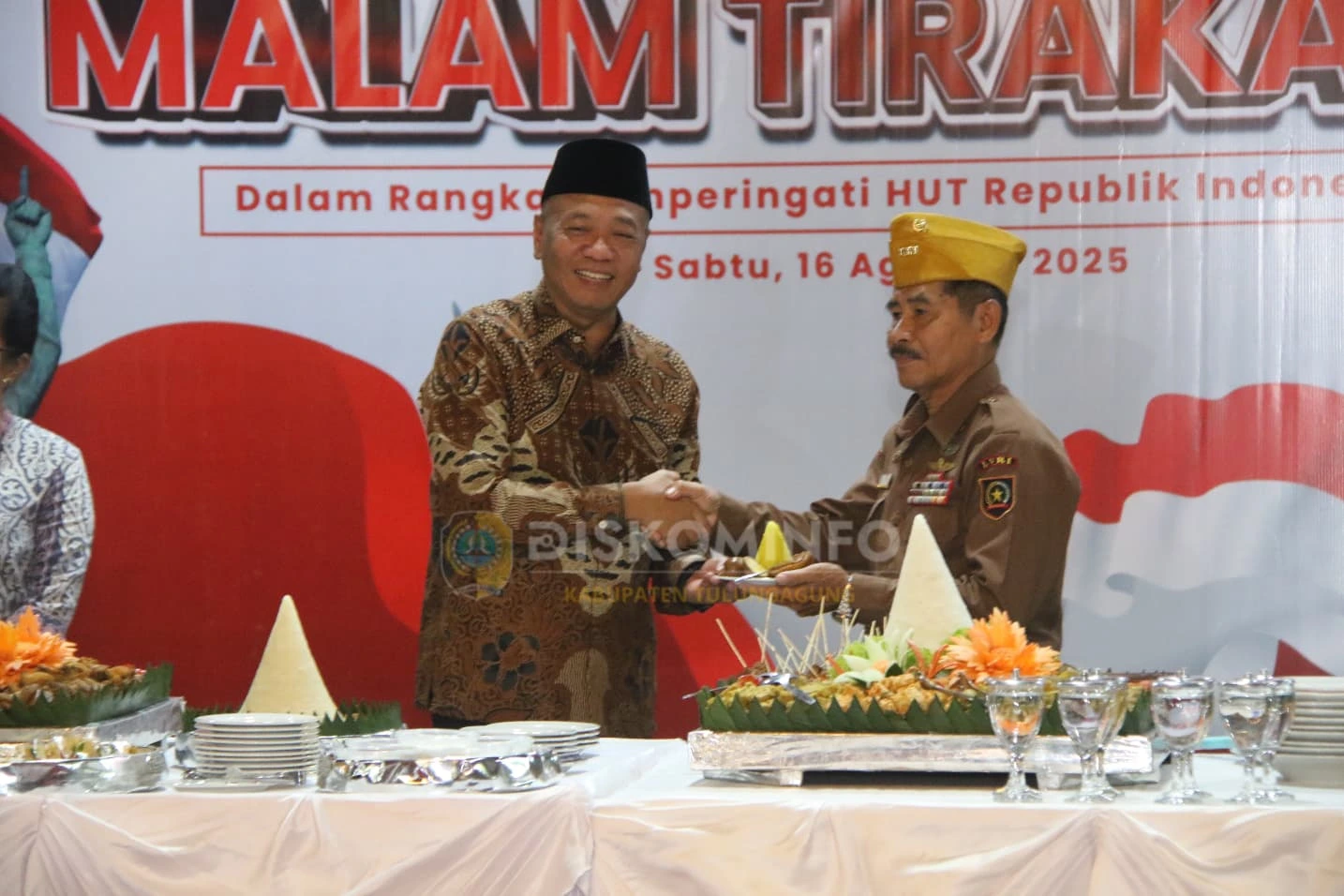 Malam Tirakatan Menyambut Perayaan Kemerdekaan Indonesia ke-80 di Tulungagung