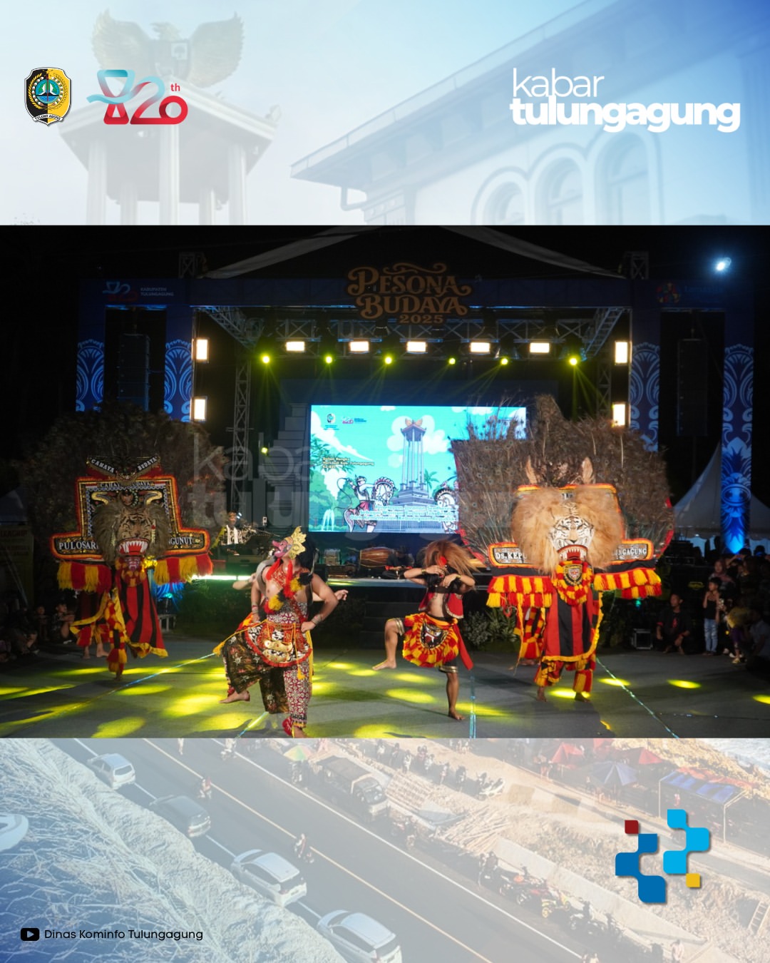 Ribuan Warga Ikuti Perayaan Budaya Pesona Budaya Tulungagung 2025
