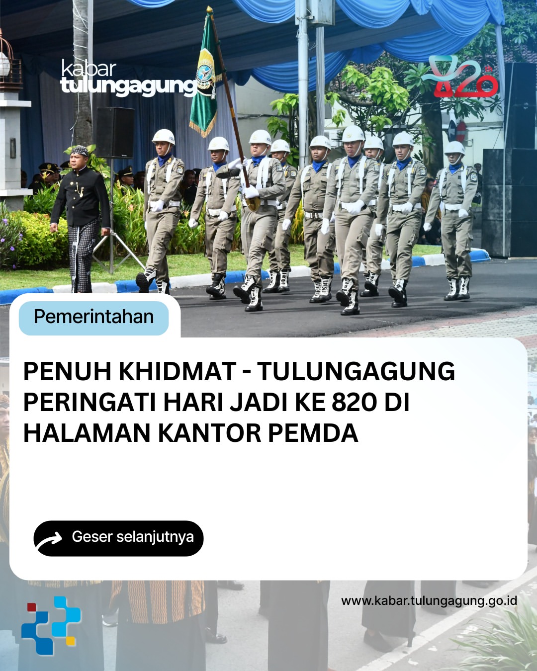 Perayaan Khidmat Hari Jadi Tulungagung ke-820 dengan Nuansa Jawa Klasik