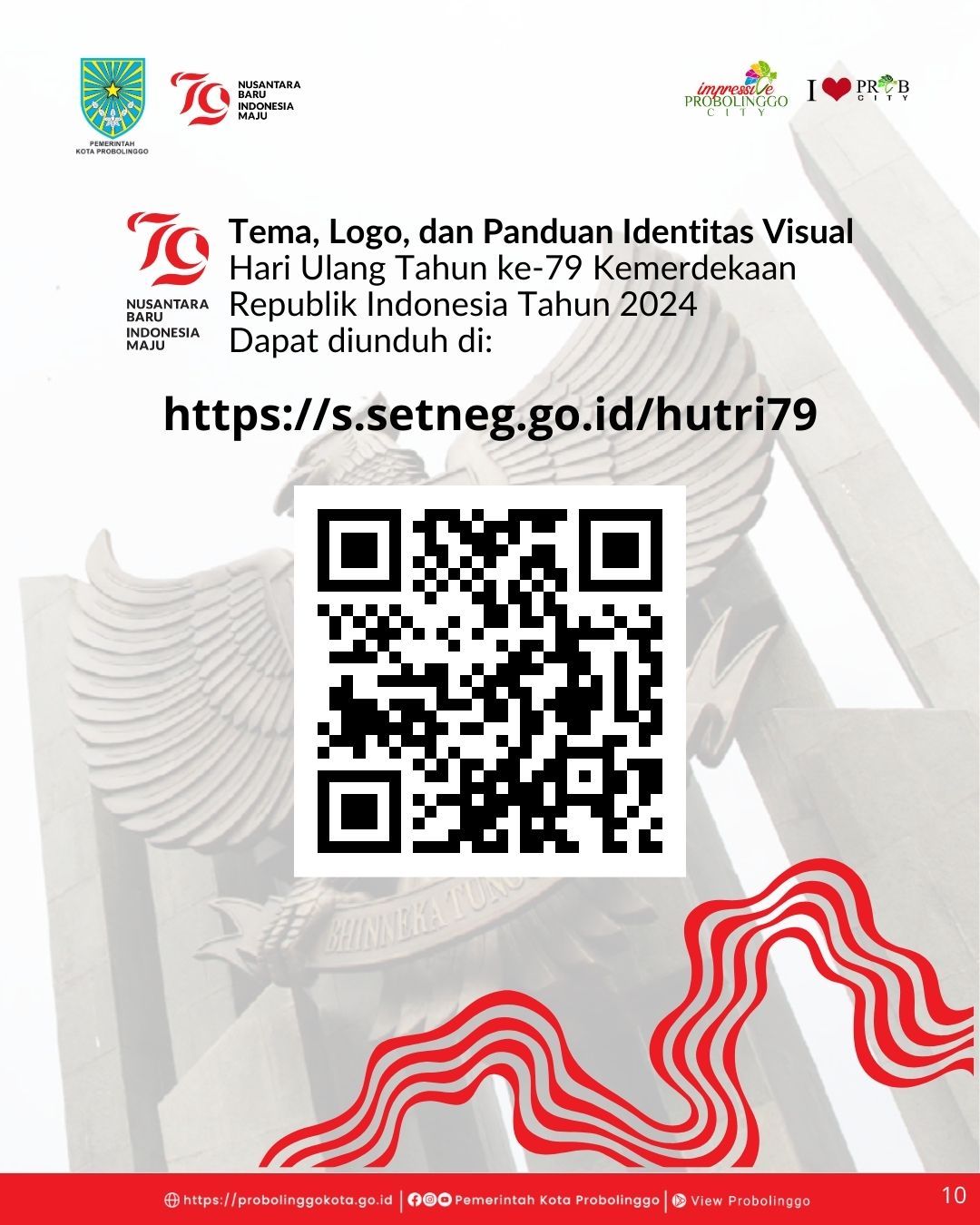 Tema dan Filosofi Logo Visual HUT ke-79 Kemerdekaan RI