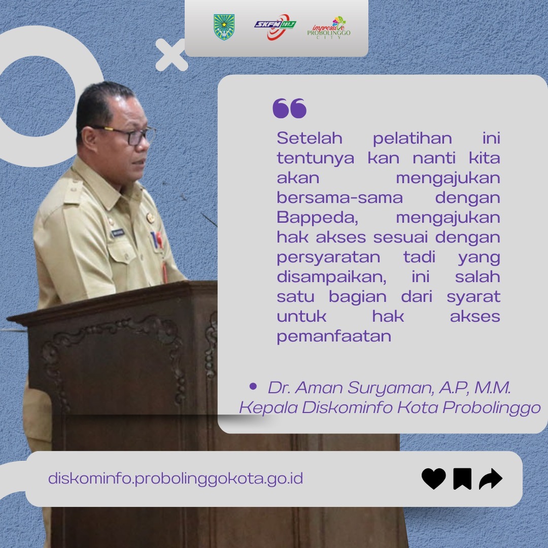 Pemkot Probolinggo Gelar Pelatihan Pemanfaatan Data Regsosek Melalui Aplikasi Sepakat