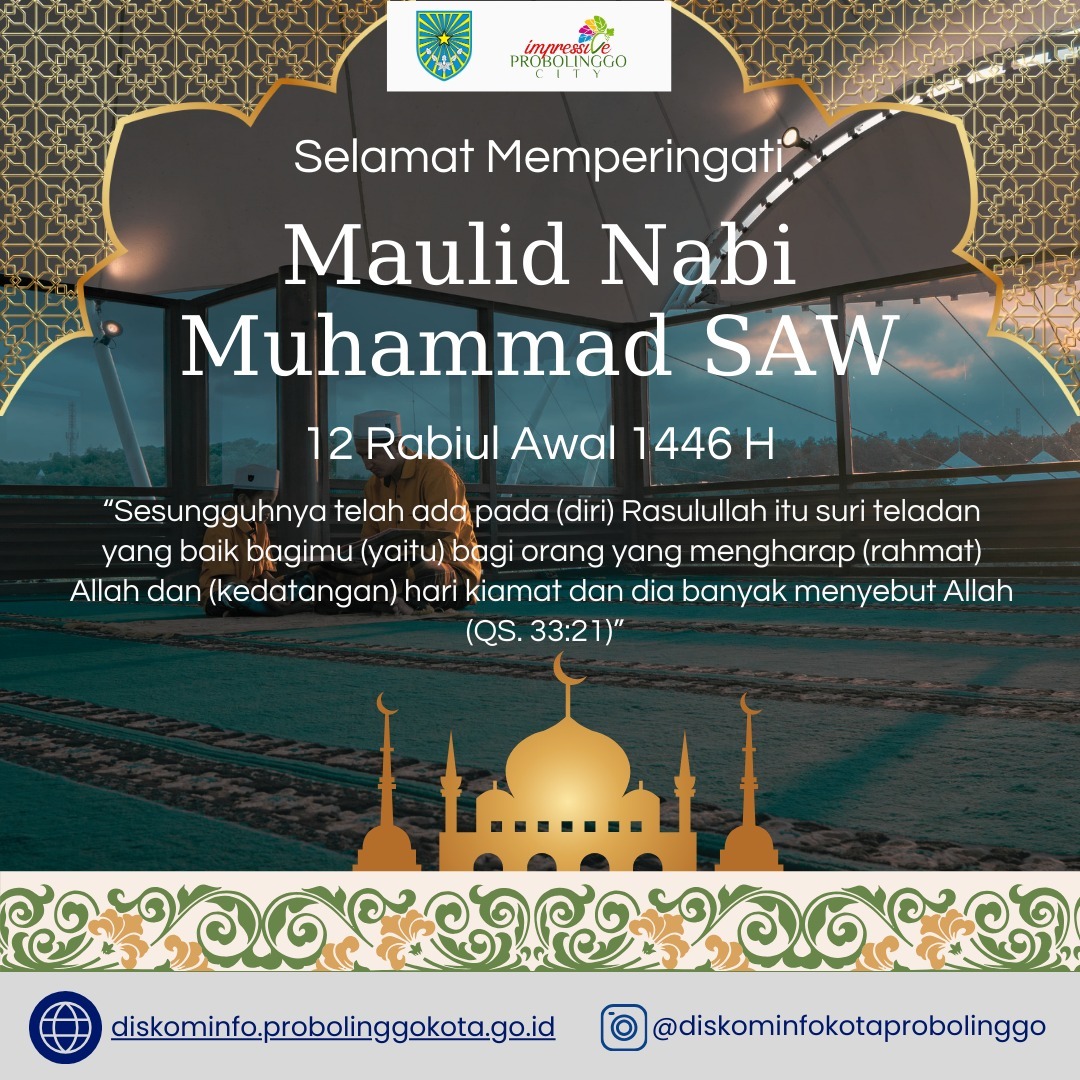 Selamat Memperingati Maulid Nabi Muhammad SAW di Probolinggo