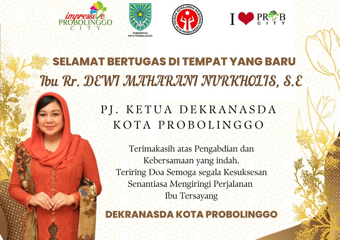 Selamat Bertugas untuk Ibu Rr. Dewi Maharani Nurkholis