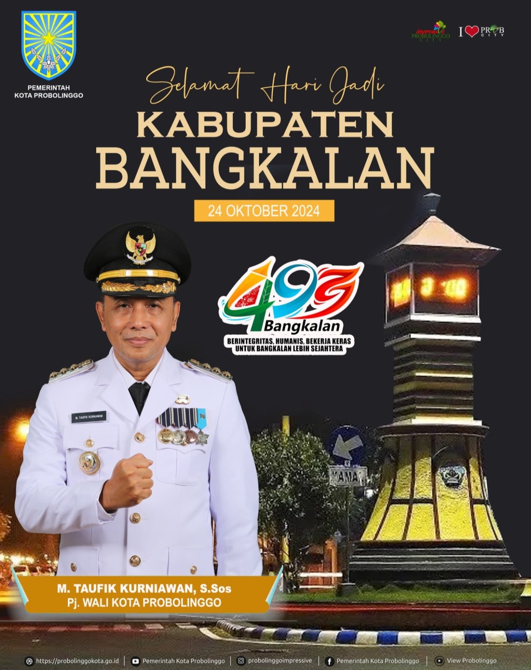Selamat Hari Jadi ke-493 Kabupaten Bangkalan