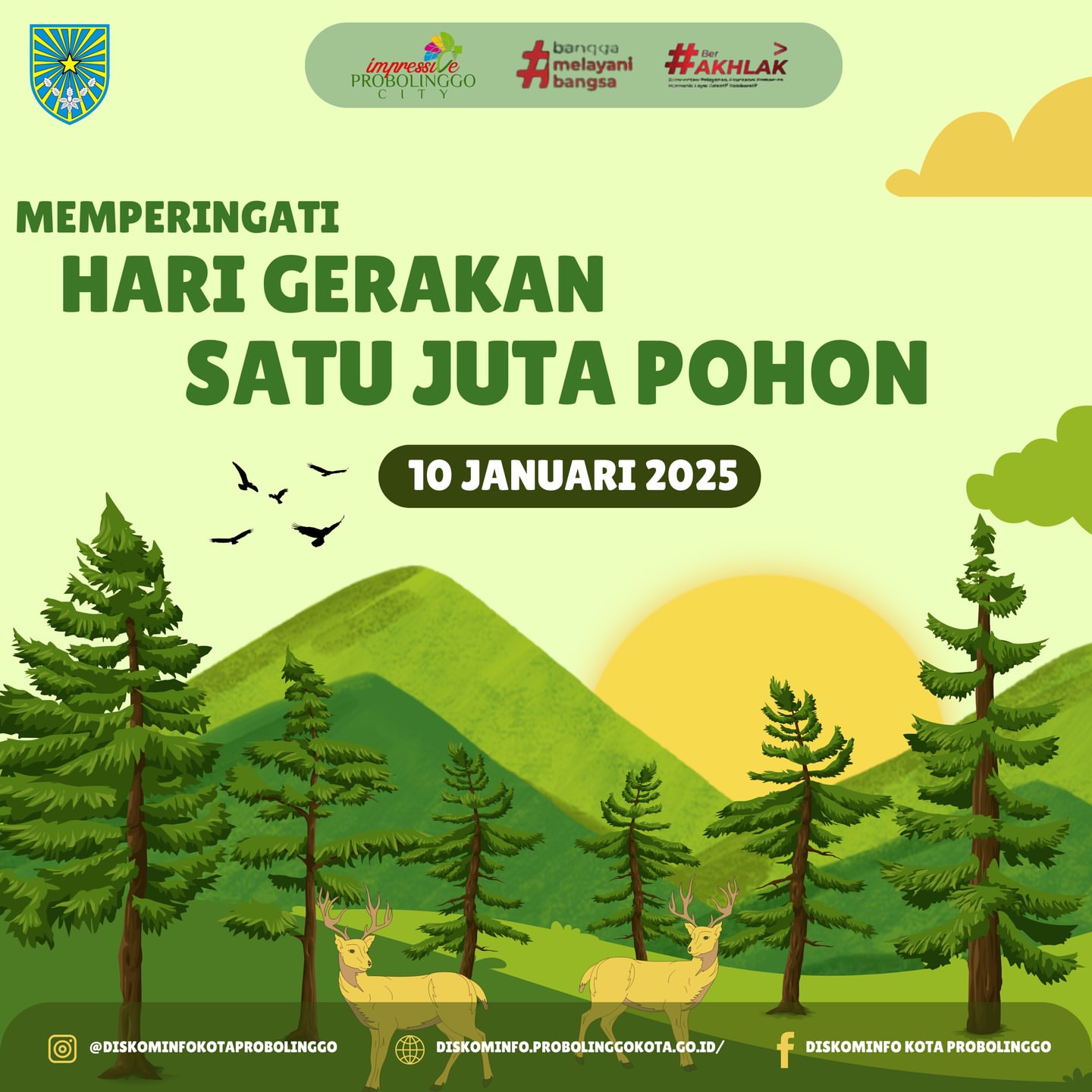 Selamat Hari Gerakan Satu Juta Pohon di Probolinggo