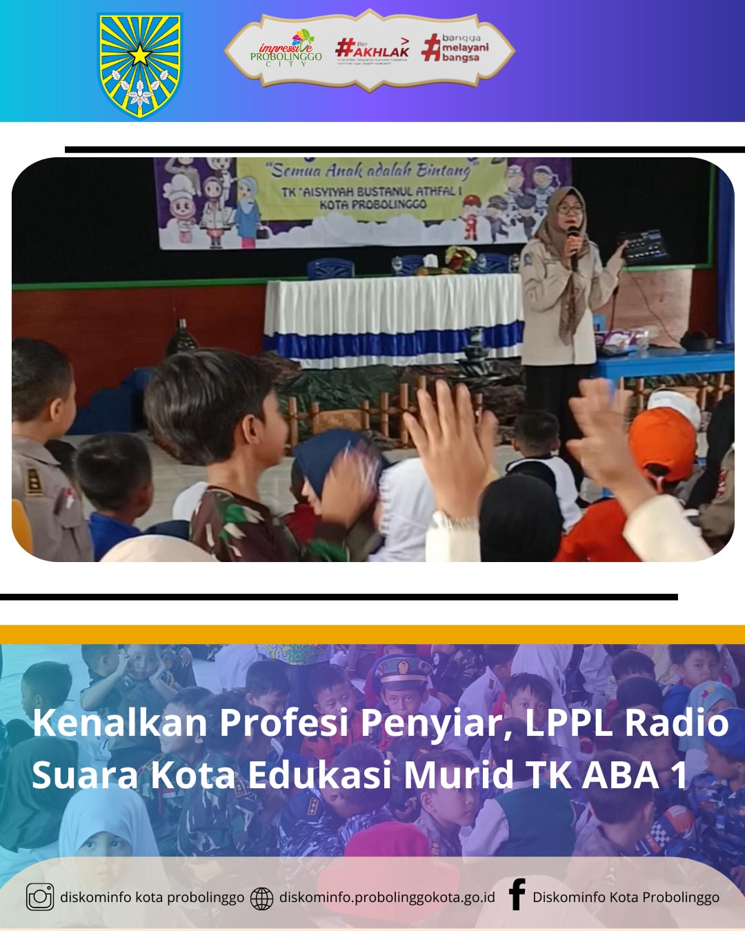 Penggunaan Radio dalam Pengenalan Profesi untuk Murid TK di Probolinggo
