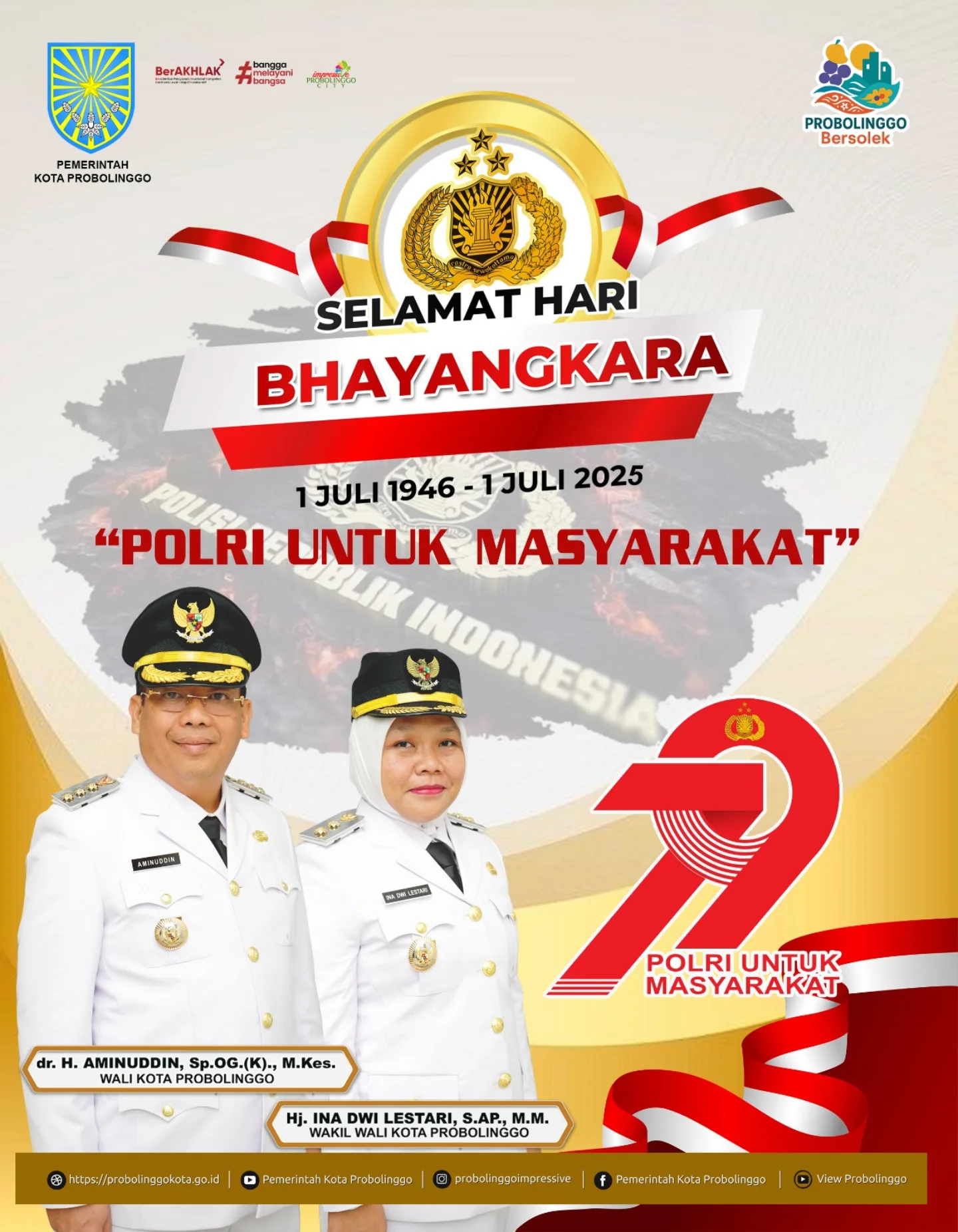 Hari Bhayangkara ke-79: Dukung Polri untuk Keamanan dan Ketertiban