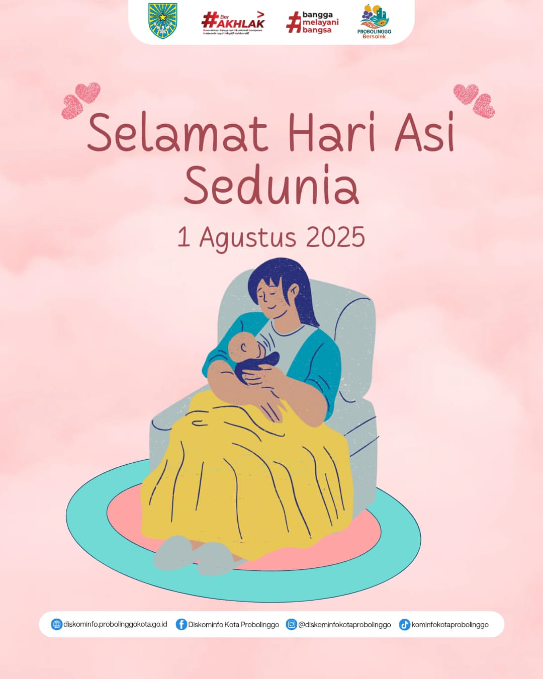 Probolinggo Rayakan Hari ASI Sedunia 2025 Dengan Dukungan untuk Ibu Menyusui