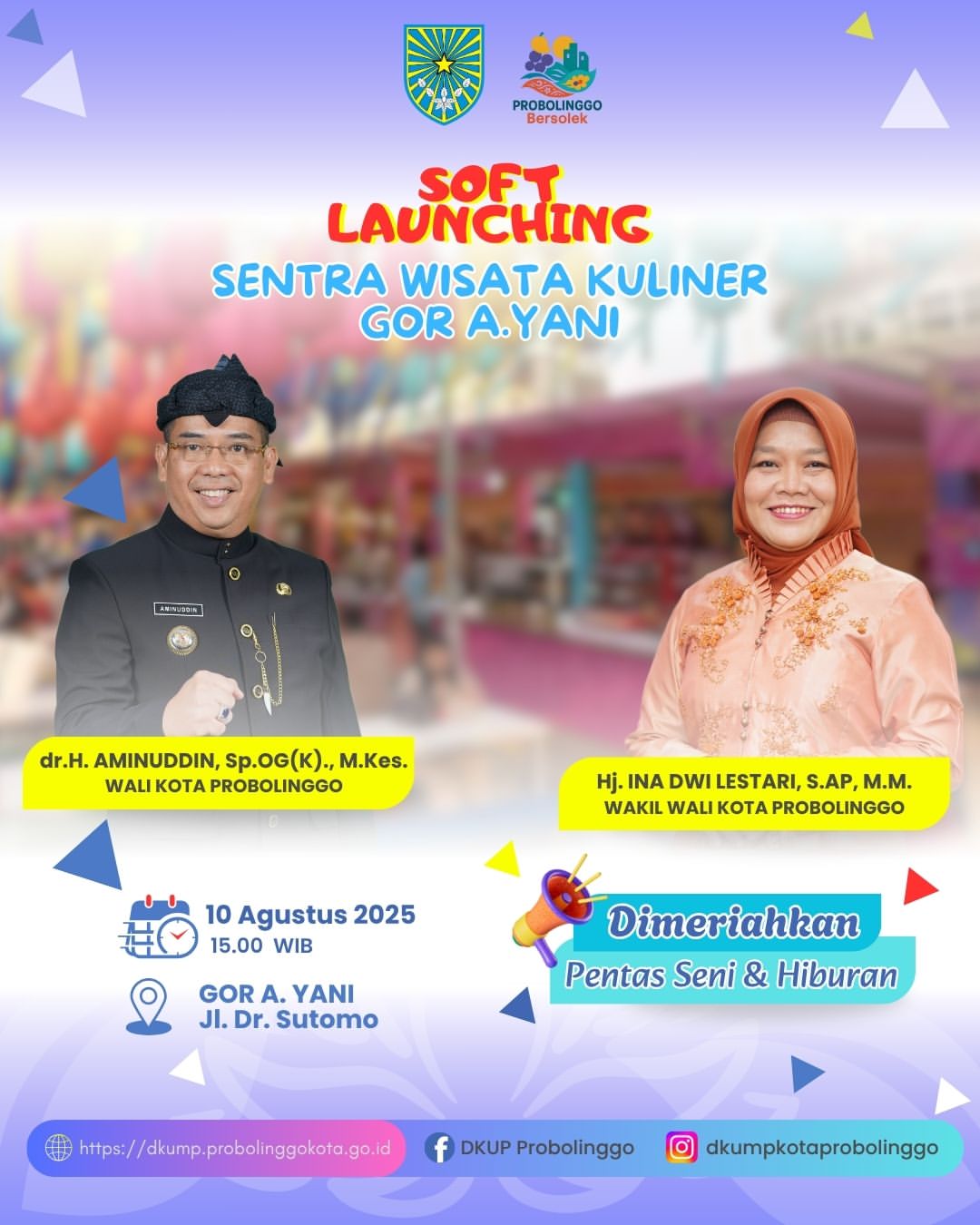 Sentra Wisata Kuliner Gor A Yani di Probolinggo Jadi Tempat Favorit Baru Pengunjung