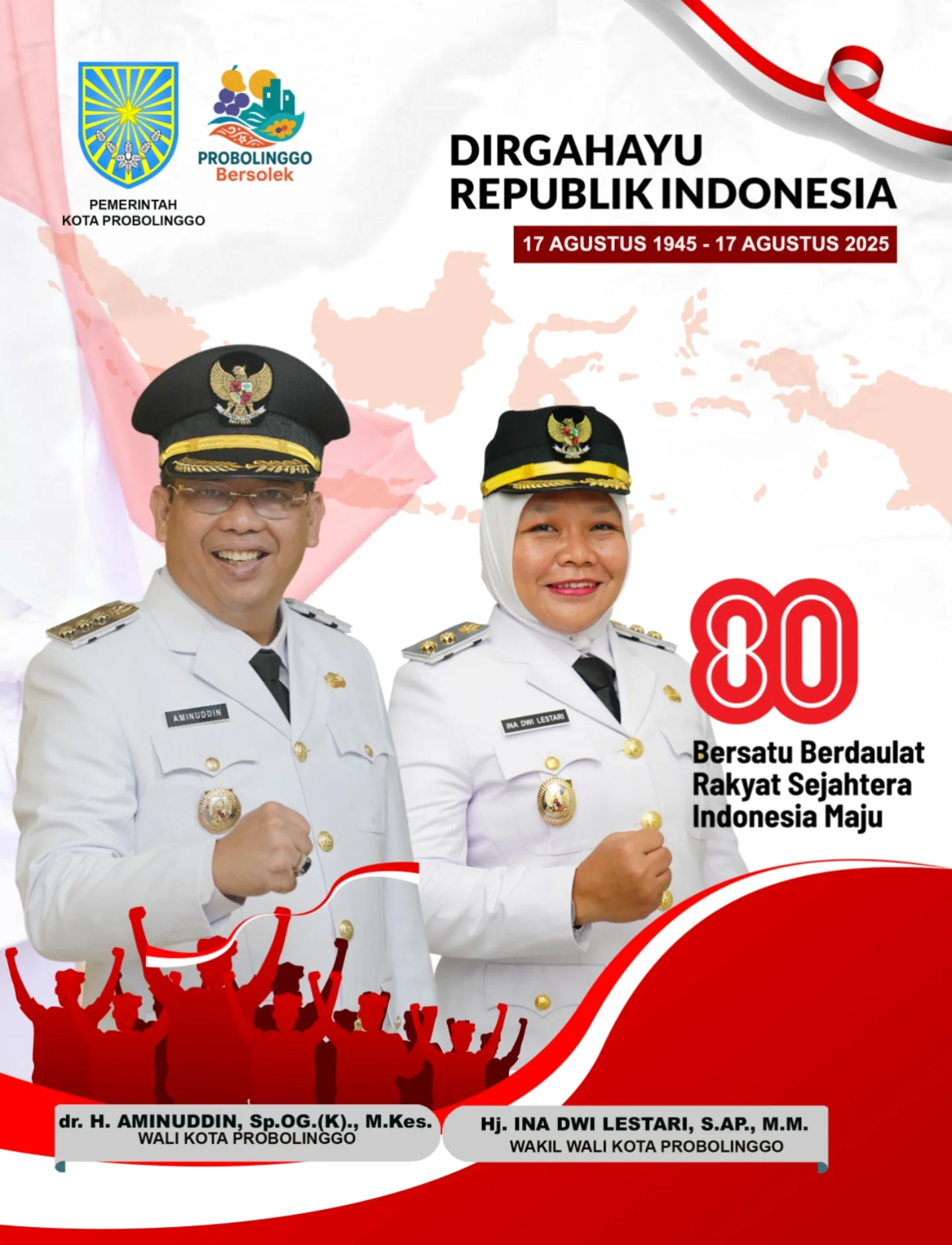 Perayaan HUT ke-80 RI: Indonesia Lebih Bersatu dan Maju