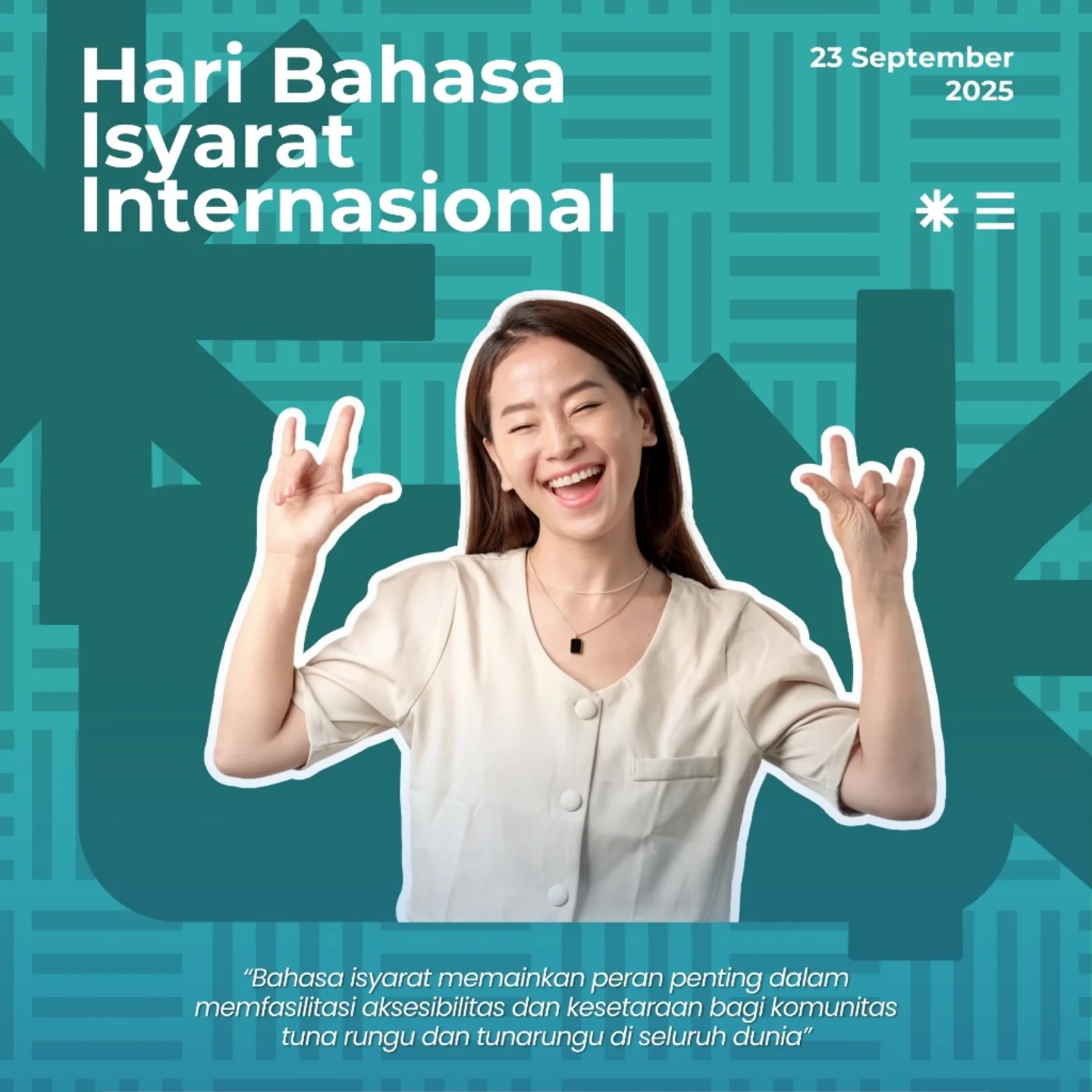 Peringatan Hari Bahasa Isyarat Internasional di Probolinggo 2025
