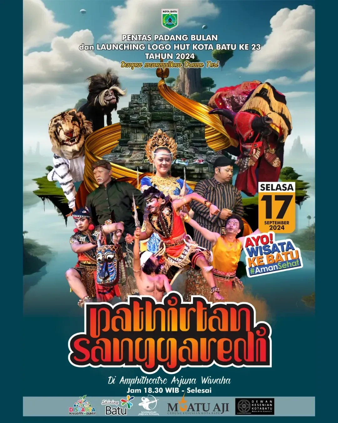 Launching Logo HUT Kota Batu Ke-23 dan Pentas Padang Bulan