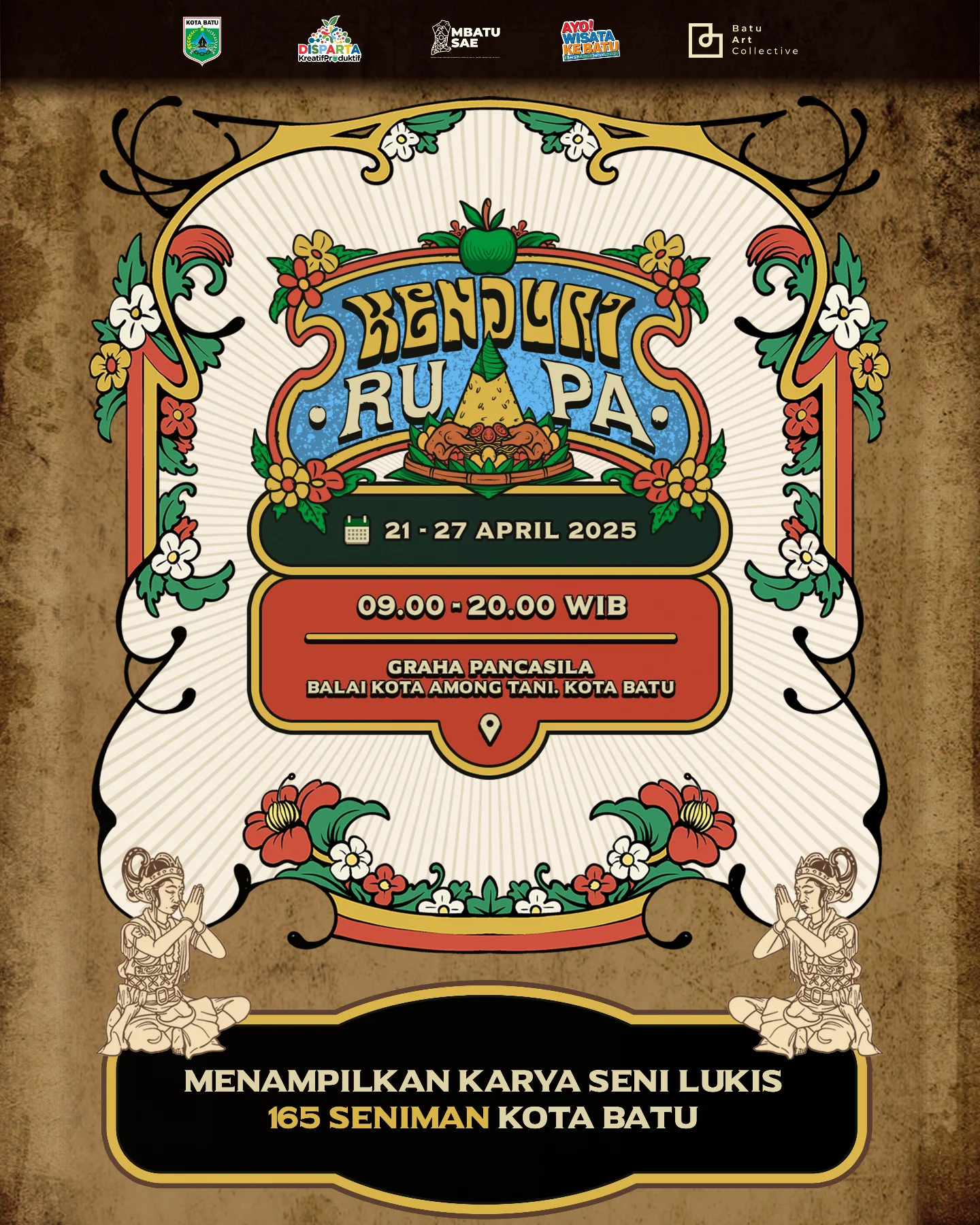 Pameran Seni Kenduri Rupa di Kota Batu