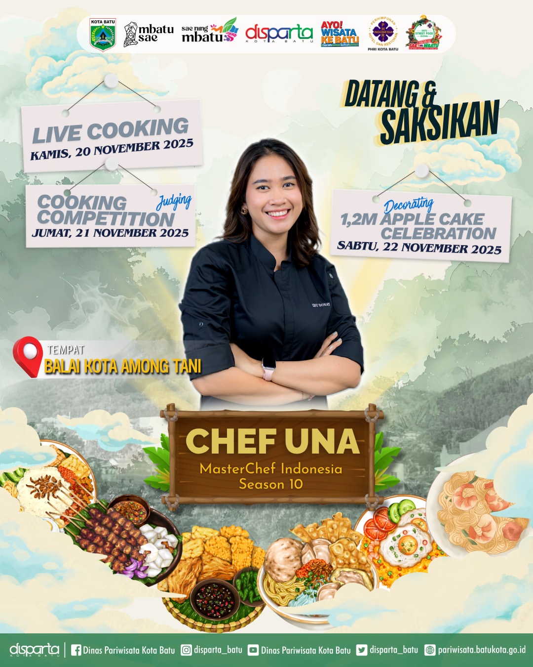 Chef Una Meriahkan Batu Street Food Festival 2025 Selama Tiga Hari