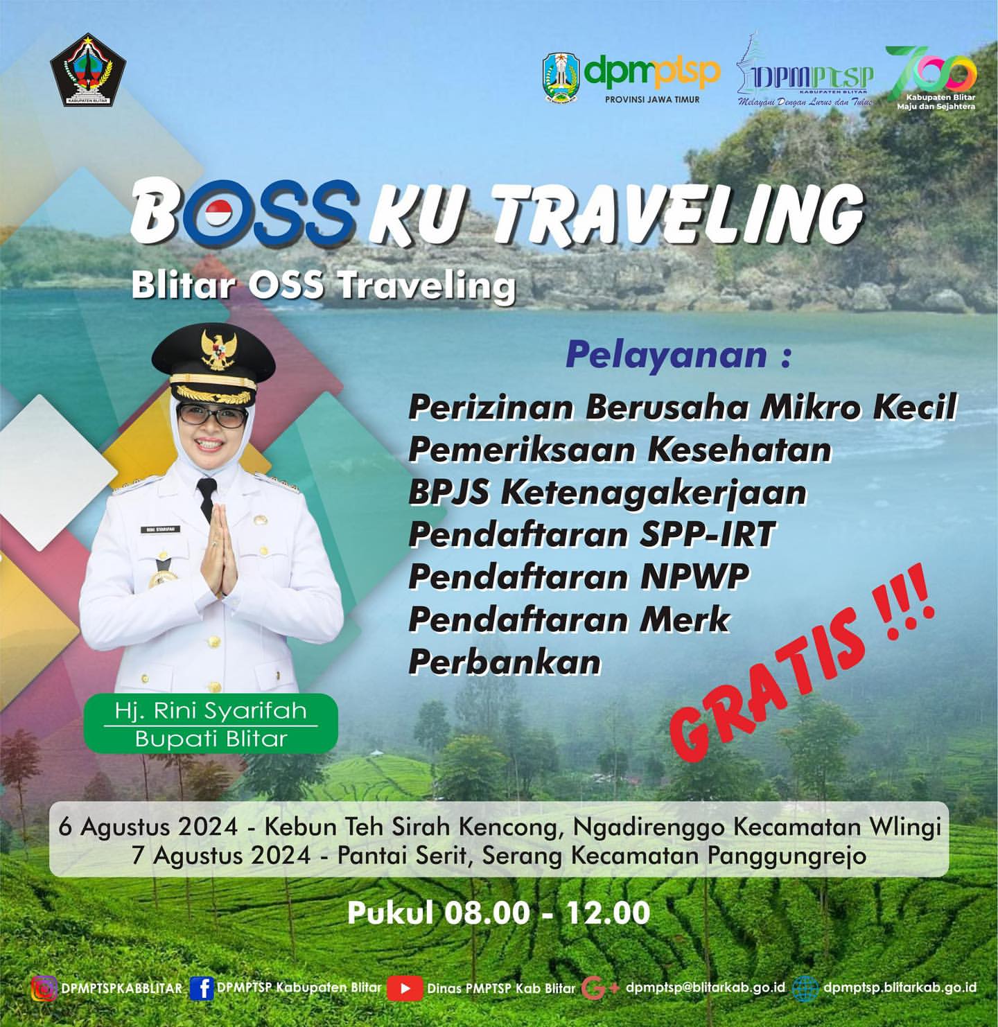 BOSSKU TRAVELING: Pelayanan Gratis di Blitar