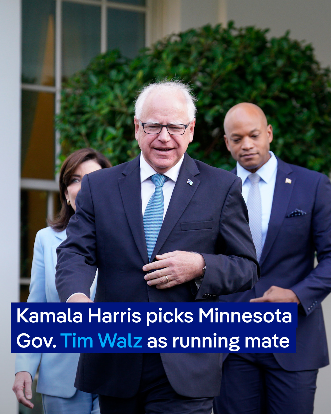 Kamala Harris Menunjuk Tim Walz sebagai Calon Wakil Presiden