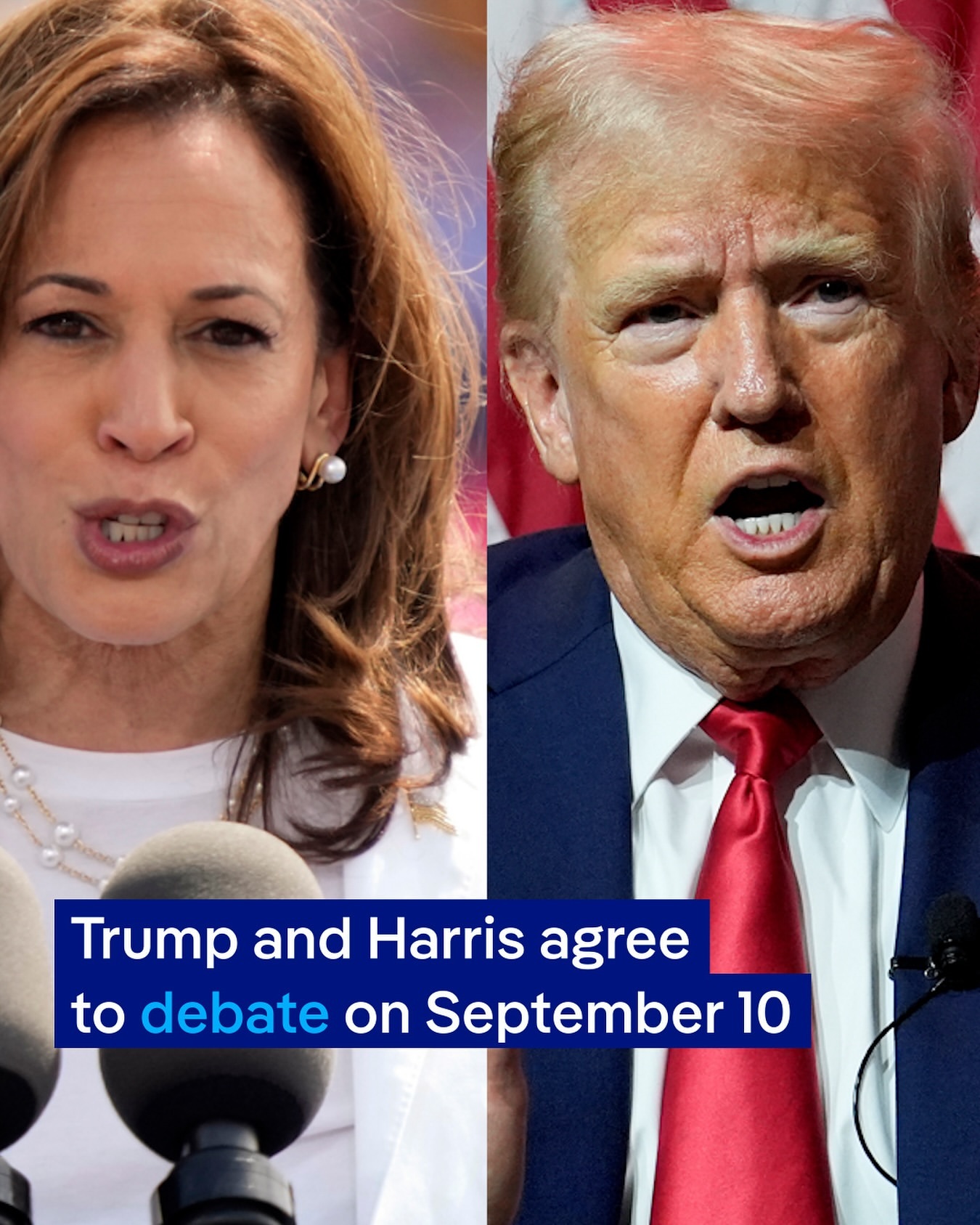 Debat Calon Presiden AS: Kamala Harris dan Donald Trump Siap Bertemu