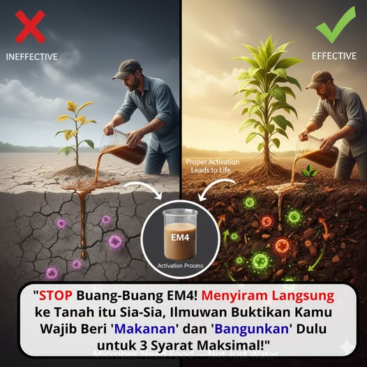 3 Syarat Penting agar EM4 Membantu Tanahmu Lebih Subur