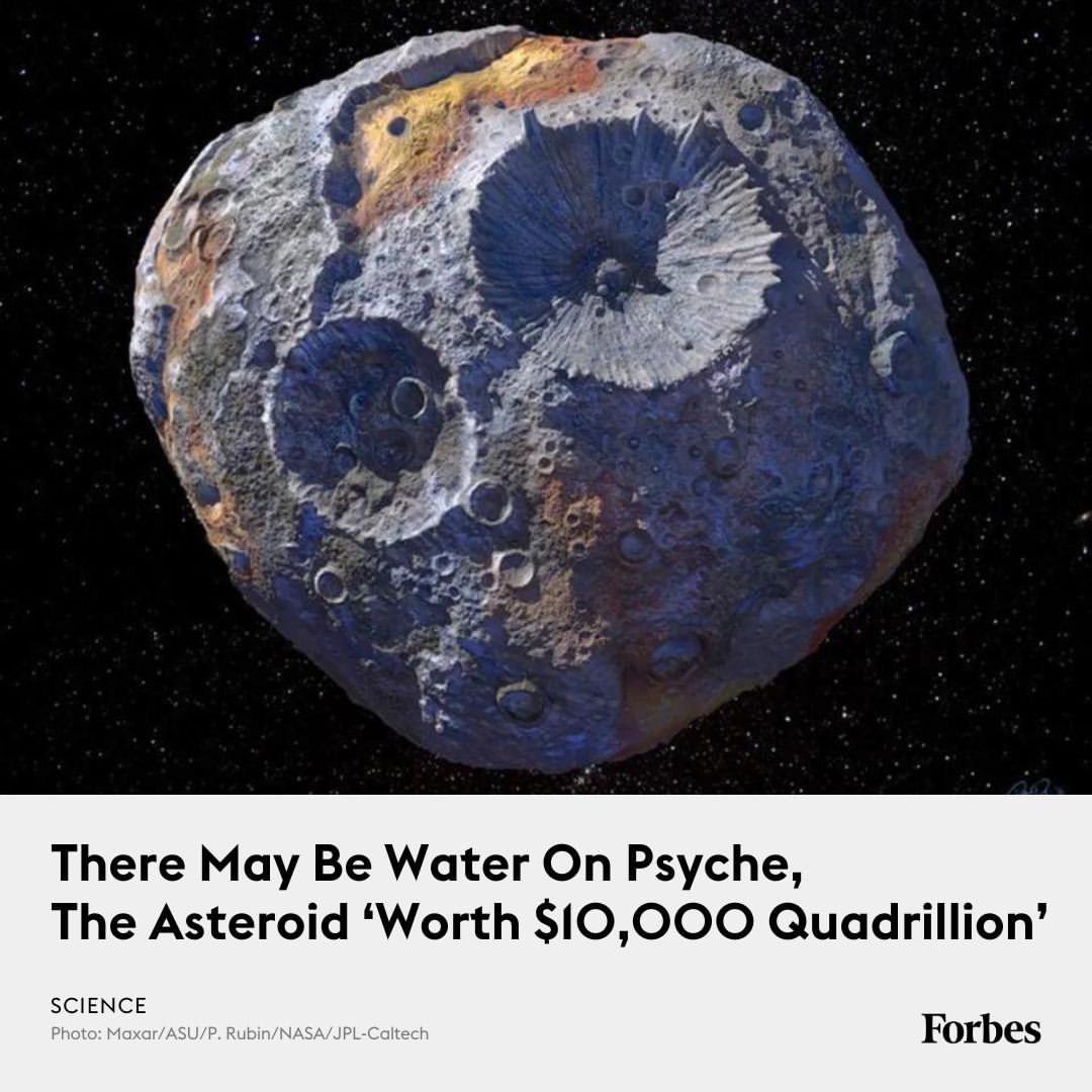 NASA Temukan Mineral Terhidrasi di Asteroid 16 Psyche