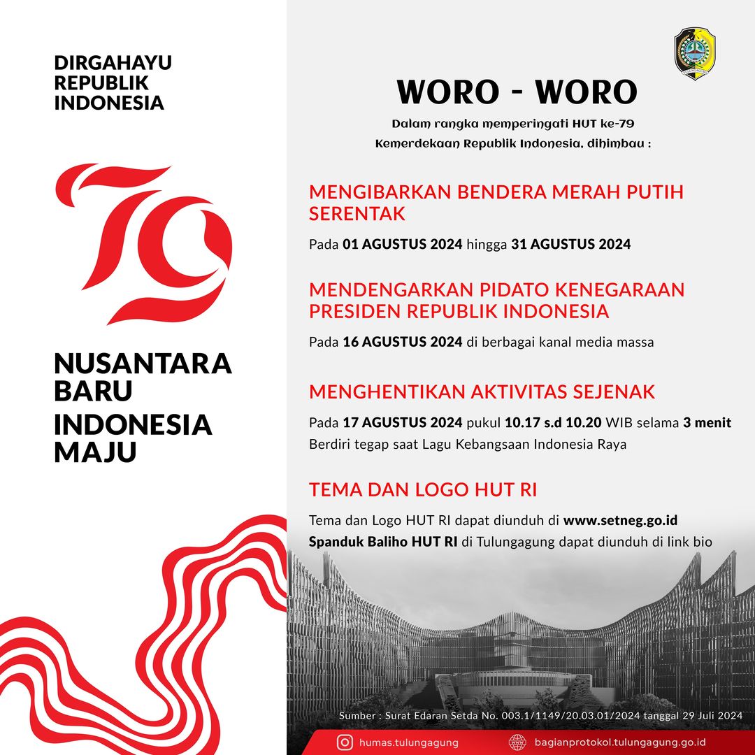 Peringatan HUT ke-79 Kemerdekaan Republik Indonesia