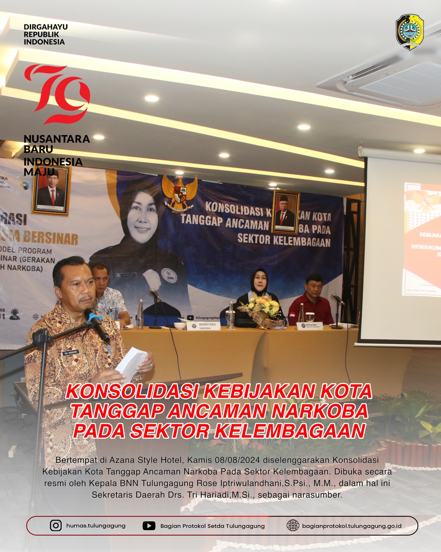 Kota Tanggapi Ancaman Narkoba dengan Kebijakan Konsolidasi
