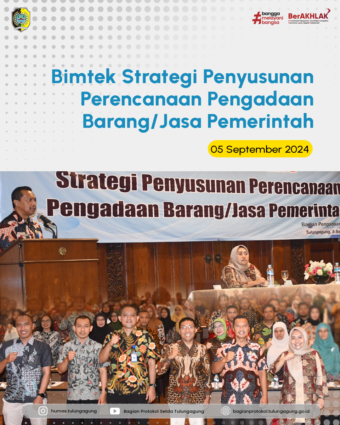 Bimbingan Teknis Penyusunan Perencanaan Pengadaan Barang/Jasa di Tulungagung