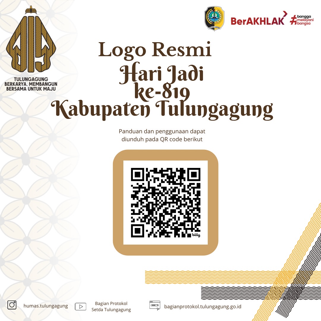 Logo Resmi Hari Jadi ke-819 Kabupaten Tulungagung Diumumkan